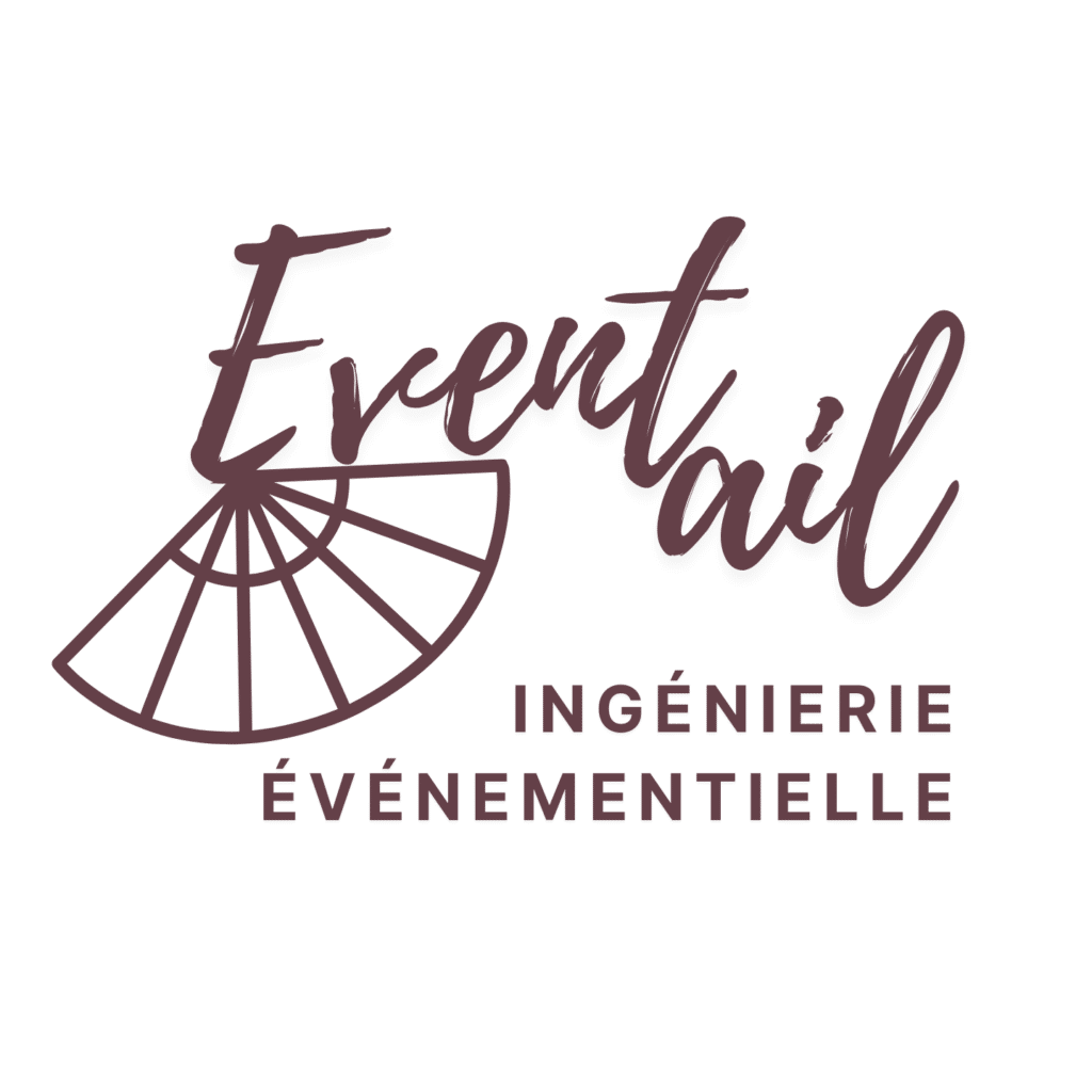 Logo entreprise Éventail Ingénierie événementielle. Société d'organisation et animation d'événements en Savoie et à Chambéry.