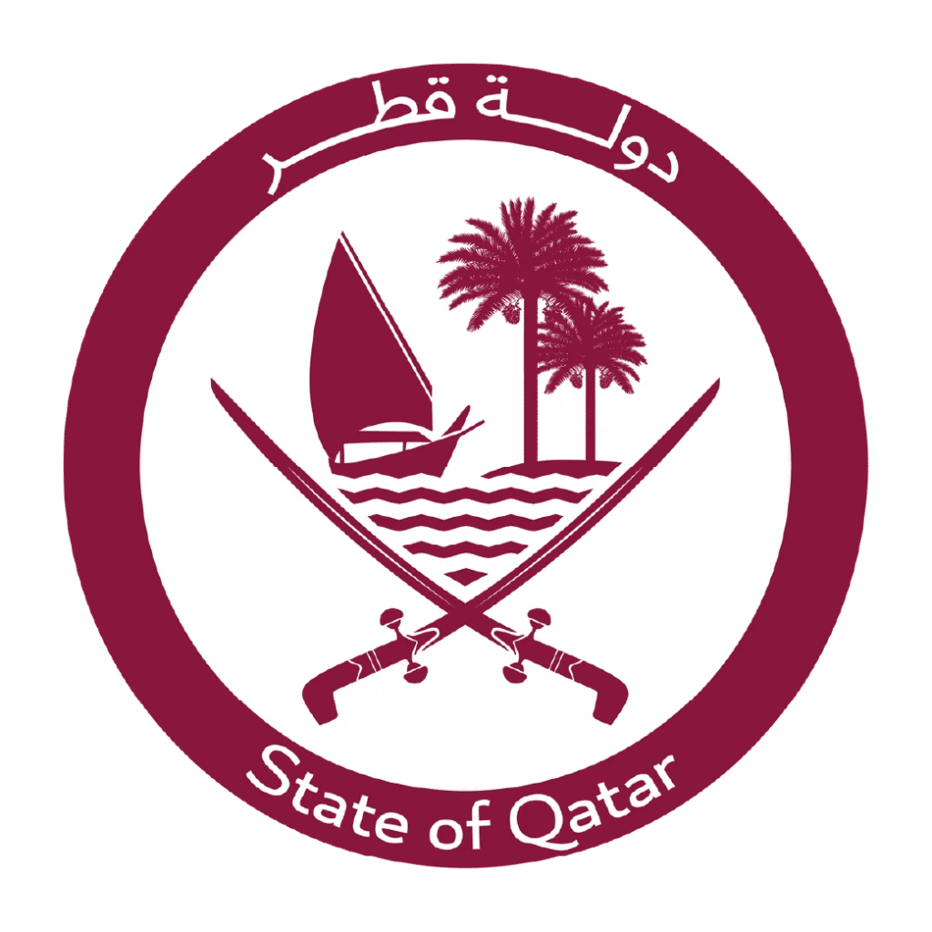 Logo ONU State of Qatar